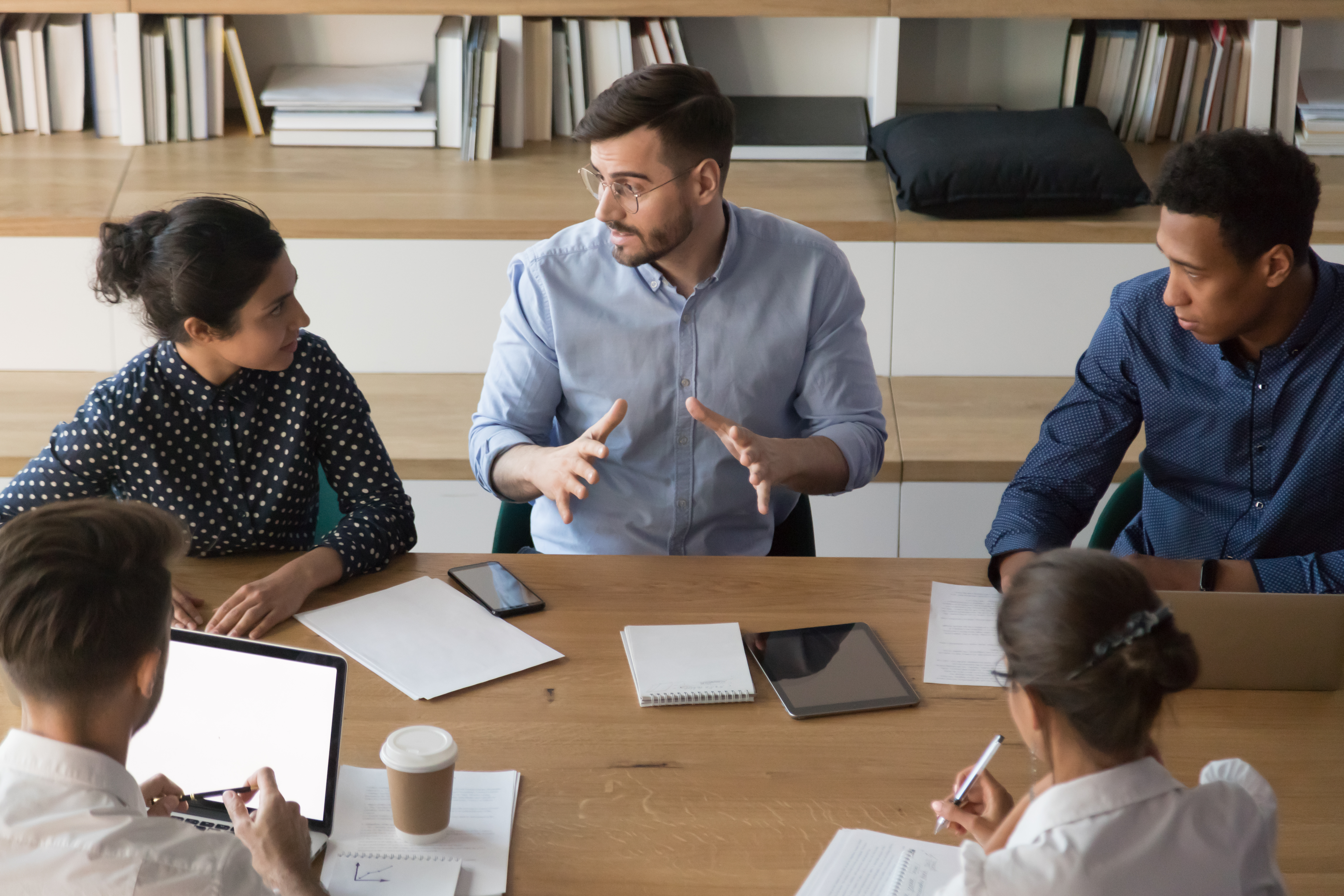 The principal called for a closed-door meeting. | Source: Shutterstock